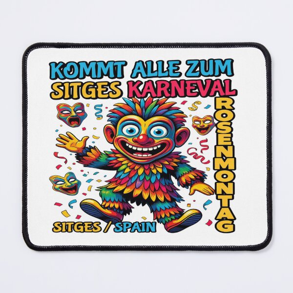 Item preview, Sitges Carnival 2026 T-Shirt | Kommt Alle Zum Karneval | Spain Festival Costume Design designed and sold by Sushikidsntod.