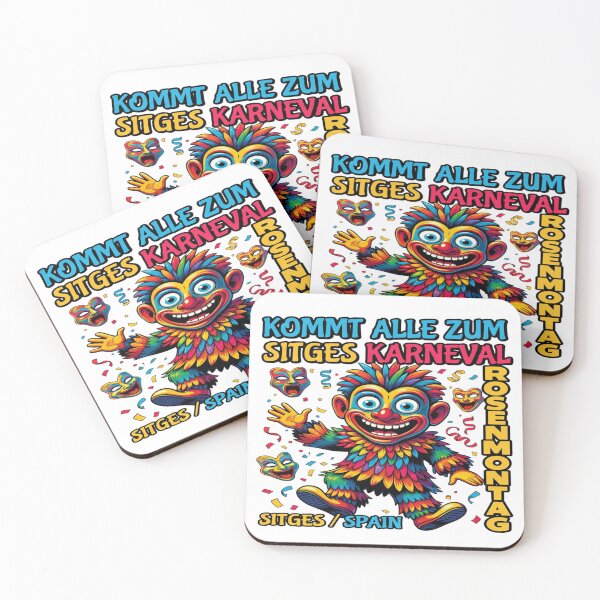 Item preview, Sitges Carnival 2026 T-Shirt | Kommt Alle Zum Karneval | Spain Festival Costume Design designed and sold by Sushikidsntoddlers.