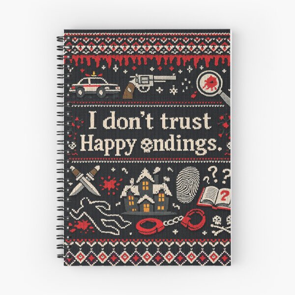 Item preview, I Don't Trust Happy Endings Knitting Pattern Design designed and sold by Mauswohn.