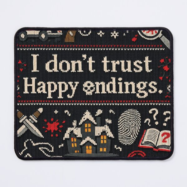 Item preview, I Don't Trust Happy Endings Knitting Pattern Design designed and sold by Mauswohn.