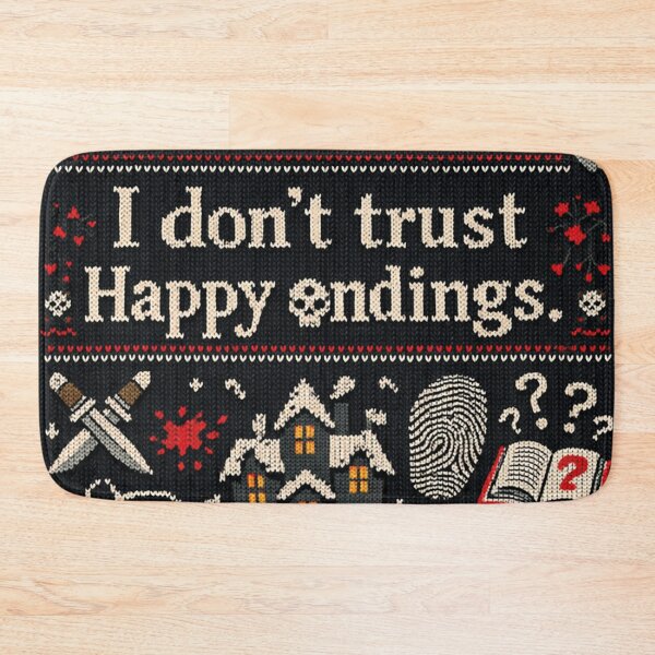 Item preview, I Don't Trust Happy Endings Knitting Pattern Design designed and sold by Mauswohn.