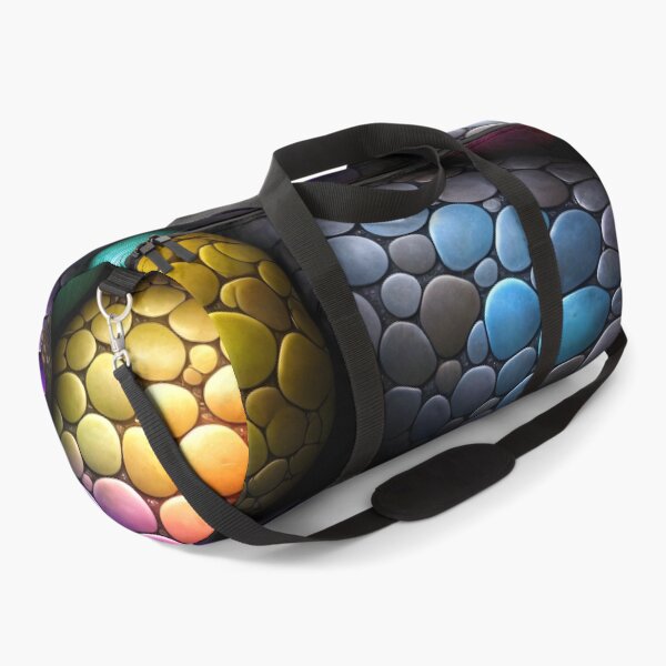 Item preview, Neon Pebble Orbs – Colorful Stone Texture Abstract designed and sold by Kaleidoscope Print.