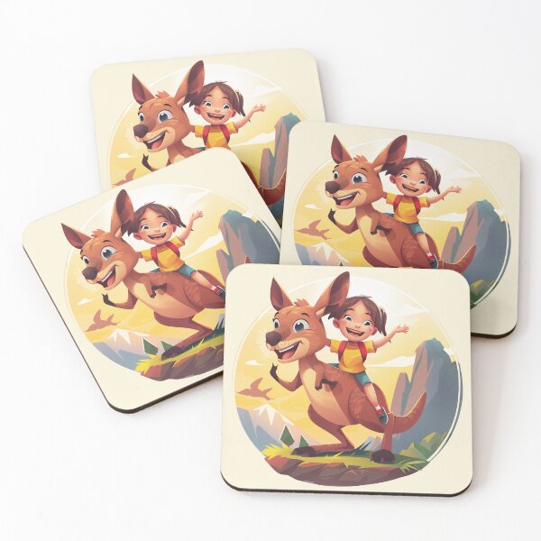 Item preview, Kangaroo Adventure designed and sold by bubblyrainbow.