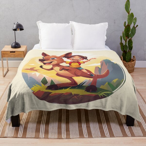 Item preview, Kangaroo Adventure designed and sold by bubblyrainbow.