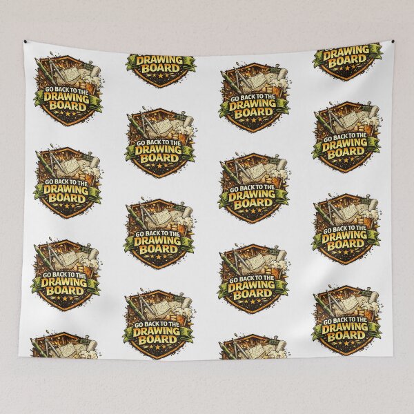 Item preview, Go back to the drawing board designed and sold by Throwing-Corn.
