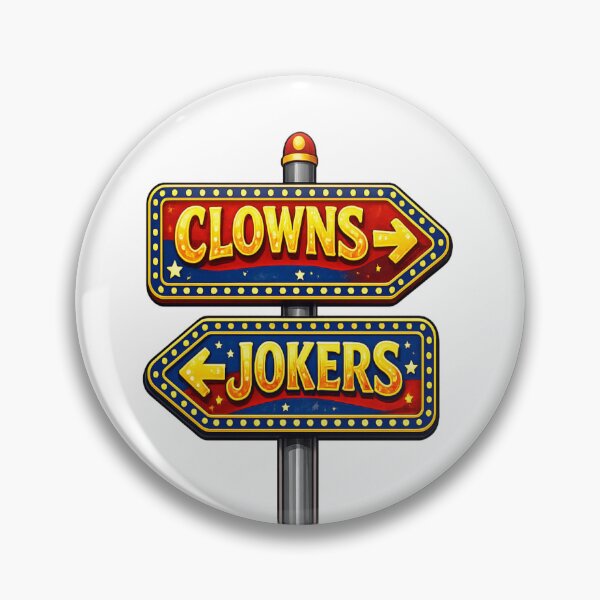 Item preview, Retro Clowns & Jokers This Way That Way Direction Sign  designed and sold by AmazingViews.