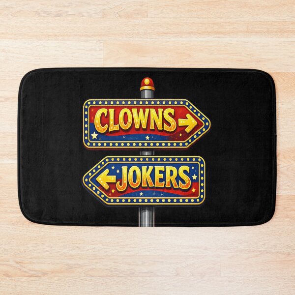 Item preview, Retro Clowns & Jokers This Way That Way Direction Sign  designed and sold by AmazingViews.
