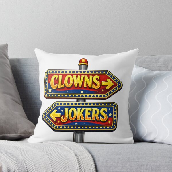 Item preview, Retro Clowns & Jokers This Way That Way Direction Sign  designed and sold by AmazingViews.