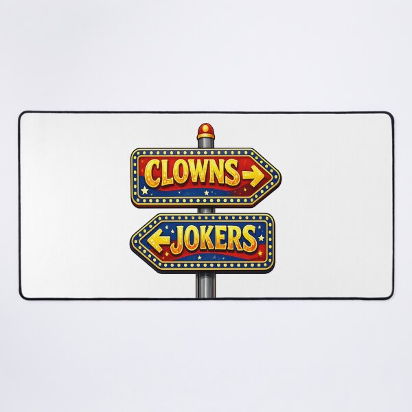 Item preview, Retro Clowns & Jokers This Way That Way Direction Sign  designed and sold by AmazingViews.