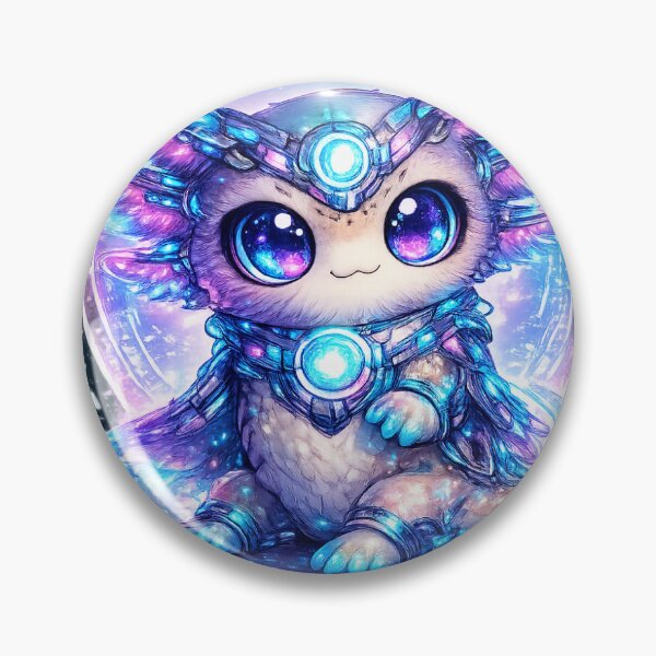 Item preview, Neon Cyberpunk Chibi Axolotl designed and sold by MexaPixel.