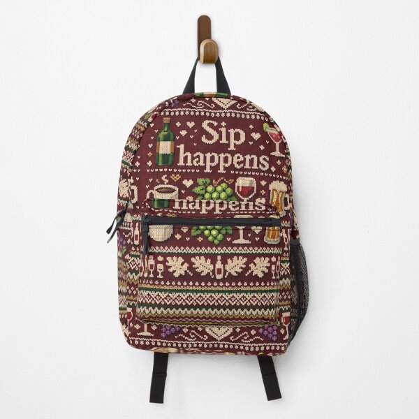 Item preview, Sip Happens Fun Drink Knitting Pattern Design designed and sold by Mauswohn.