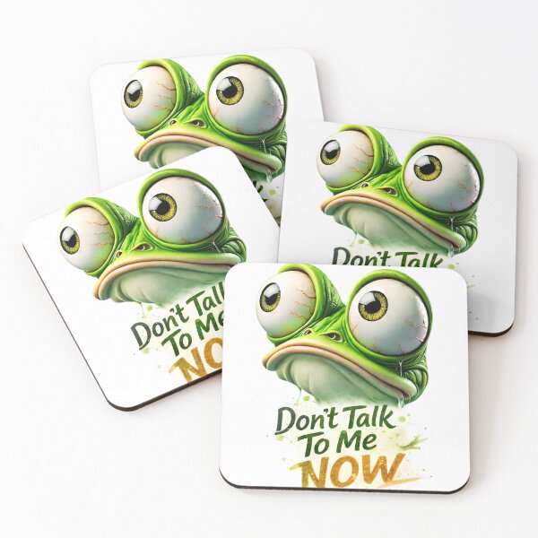 Item preview, Funny Grumpy Frog Don't Talk To Me Now Humor designed and sold by DrukNaStyl.