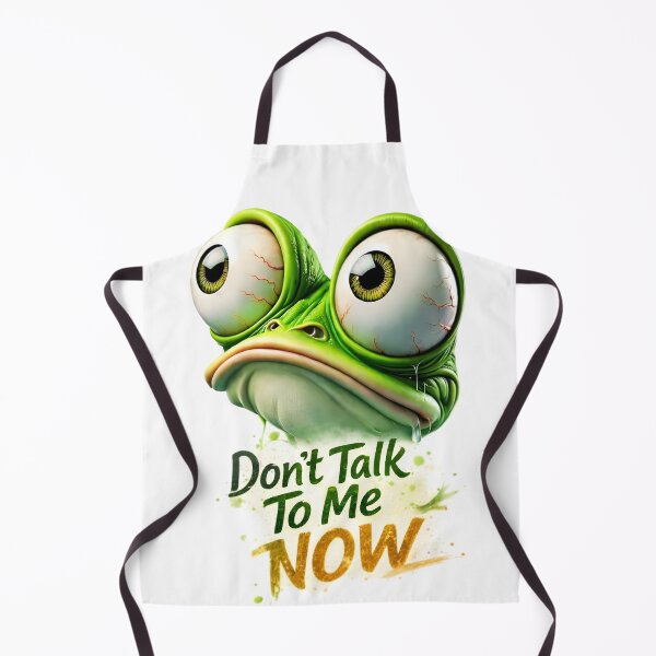 Item preview, Funny Grumpy Frog Don't Talk To Me Now Humor designed and sold by DrukNaStyl.