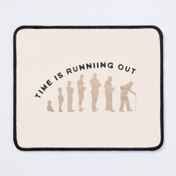 Item preview, Time Is Running Out Life Cycle Silhouette Minimalist Motivational Art designed and sold by Miniature Store.