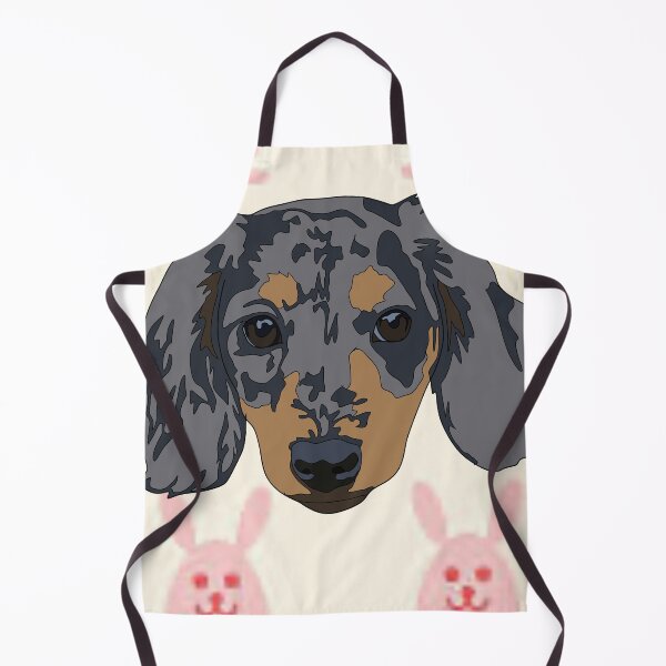 Item preview, Easter pattern Merle Dashund  designed and sold by LeahcarsArt.