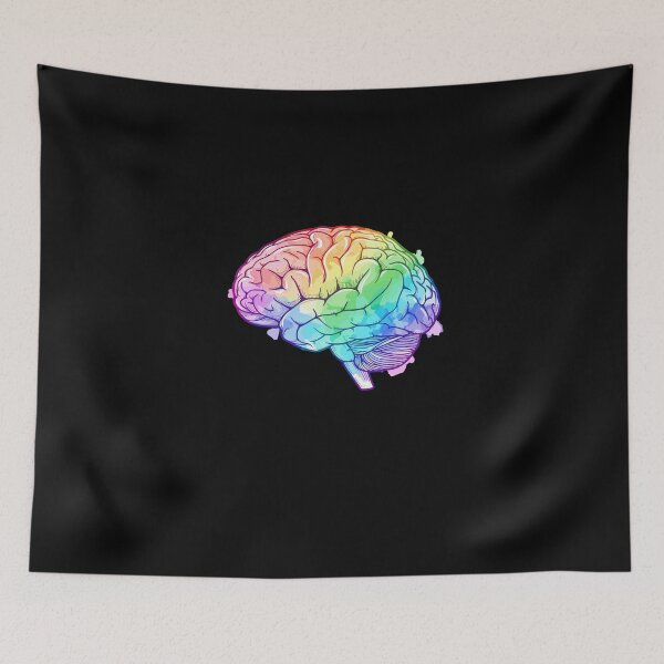 Item preview, Watercolor Human Brain Mental Health Awareness designed and sold by PopStars1993.