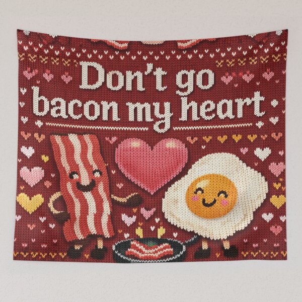 Item preview, Don't Go Bacon My Heart Knitting Pattern designed and sold by Mauswohn.