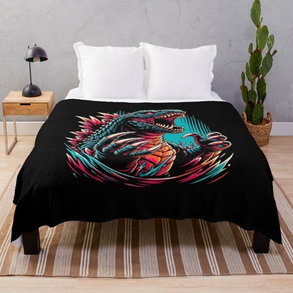 Item preview, Vibrant dinosaur illustration featuring a roaring creature with sharp claws and colorful details. designed and sold by beast-net.