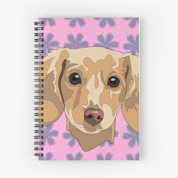 Item preview, Floral pattern Dashund  designed and sold by LeahcarsArt.
