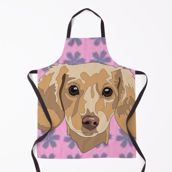 Item preview, Floral pattern Dashund  designed and sold by LeahcarsArt.