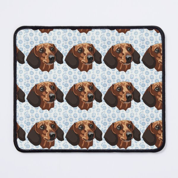 Item preview, Snow pattern Dashund  designed and sold by LeahcarsArt.