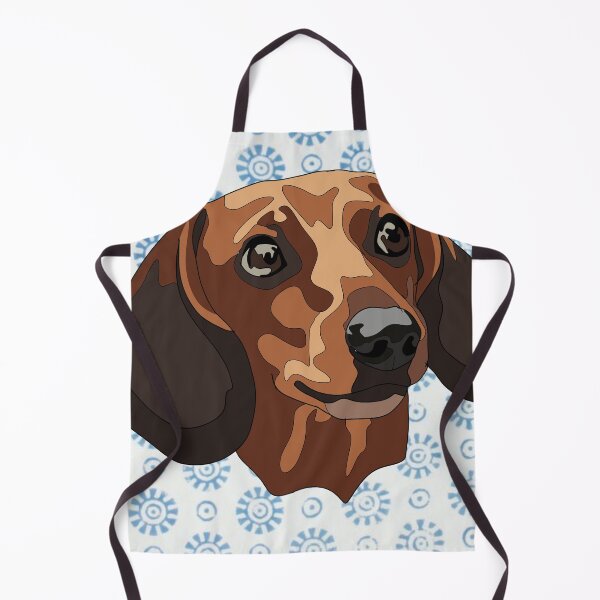 Item preview, Snow pattern Dashund  designed and sold by LeahcarsArt.