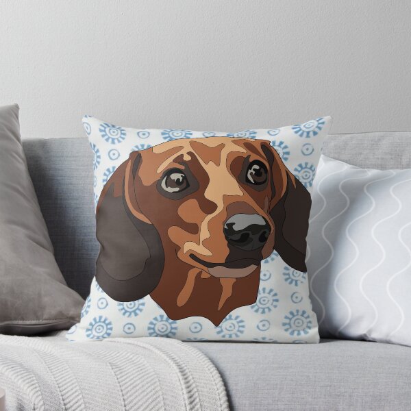 Item preview, Snow pattern Dashund  designed and sold by LeahcarsArt.