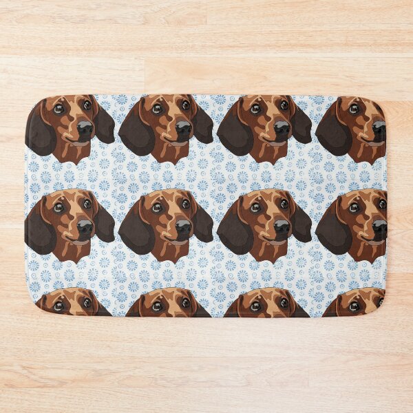 Item preview, Snow pattern Dashund  designed and sold by LeahcarsArt.