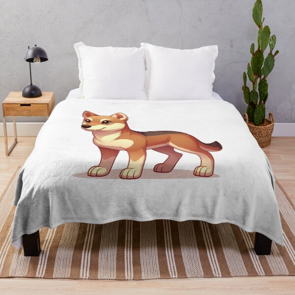 Item preview, Adorable cartoon Corgi with a cheerful expression, standing confidently against a white background. designed and sold by cave-canvas.