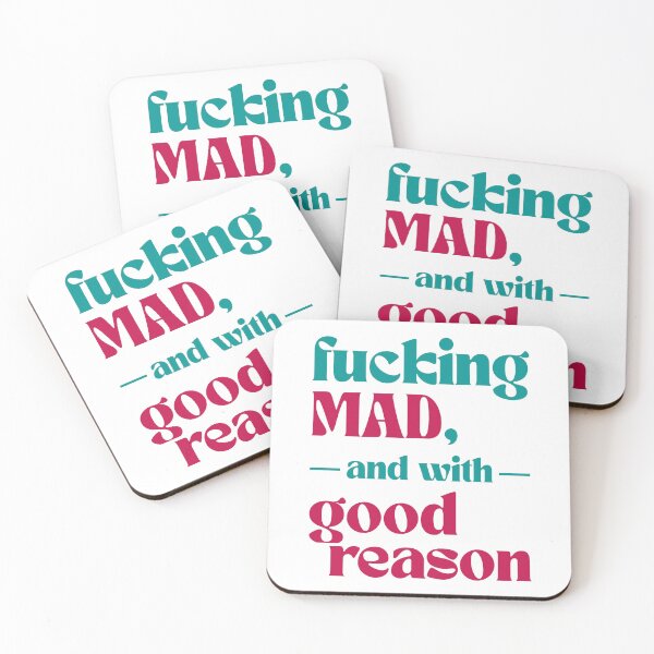 Item preview, Fucking Mad, and With Good Reason – Feminine Rage Statement designed and sold by ObsidianDaz.