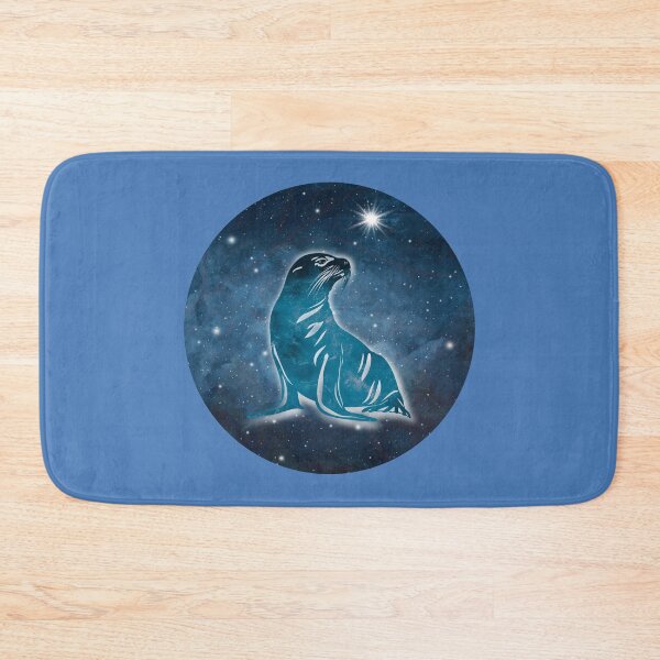 Item preview, Sea Lion Cosmic Universe Illustration designed and sold by 3DDesignSpot.