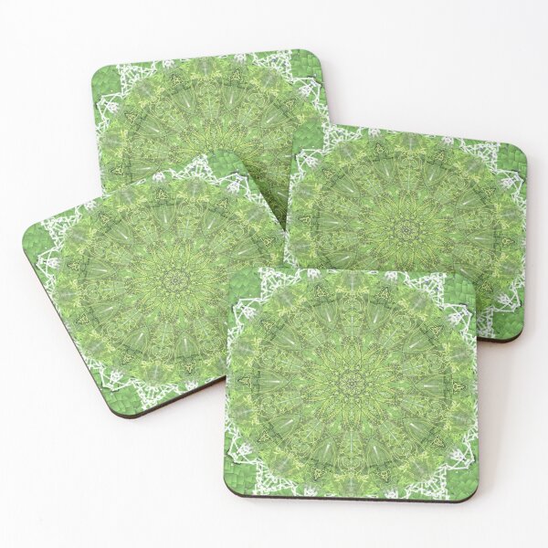 Item preview, Bright Green Shield Abstract 60’s designed and sold by Mkicrattzzi.