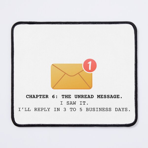 Item preview, Chapter 6: The Unread Message Response Time designed and sold by AVO-SOURCE.