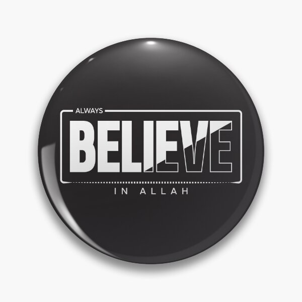 Item preview, Always Believe in Allah - Inspiring Islamic Typography designed and sold by Miniature Store.