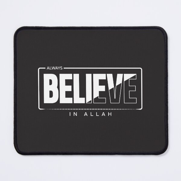Item preview, Always Believe in Allah - Inspiring Islamic Typography designed and sold by Miniature Store.