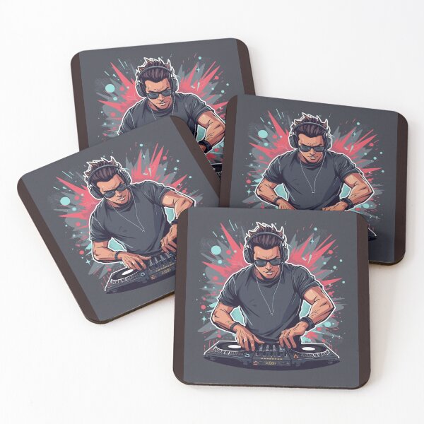 Item preview, A DJ at the booth. designed and sold by MonStile.