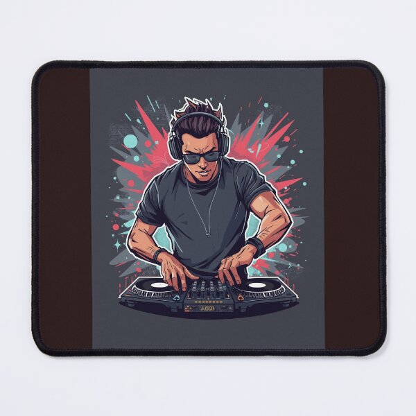 Item preview, A DJ at the booth. designed and sold by MonStile.