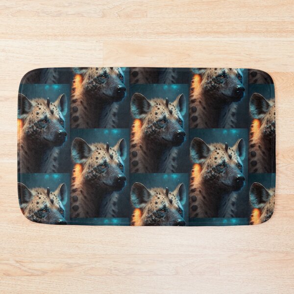 Item preview, Fantastic Hyena with Elemental Light - Wild Mammal Art designed and sold by Hipatye26.