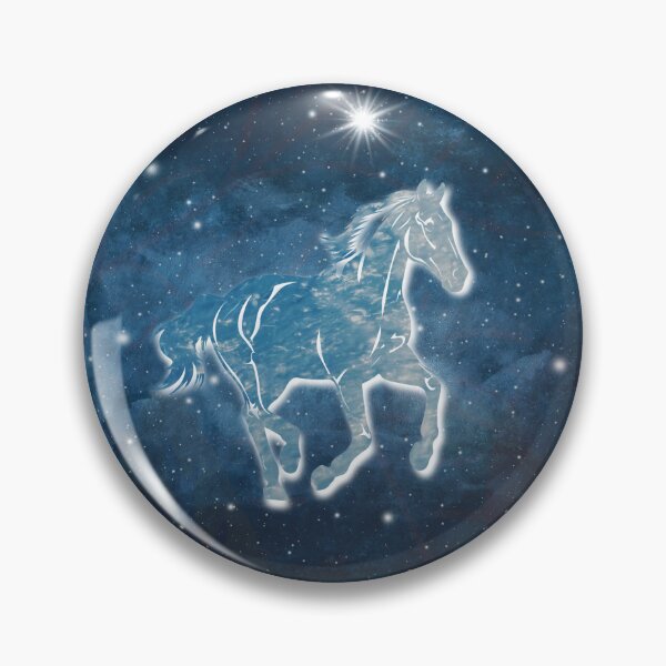Item preview, Arte estelar de la galaxia celestial del caballo espiritual designed and sold by 3DDesignSpot.