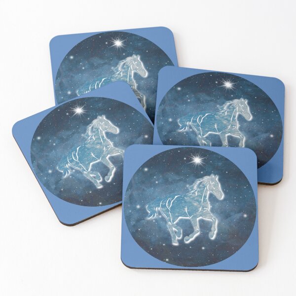 Item preview, Spirit Horse Celestial Galaxy Star Art designed and sold by 3DDesignSpot.