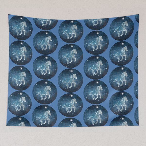 Item preview, Spirit Horse Celestial Galaxy Star Art designed and sold by 3DDesignSpot.
