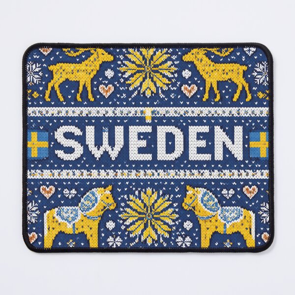 Item preview, Sweden Moose and Dala Horse Knitting Pattern Design designed and sold by Mauswohn.