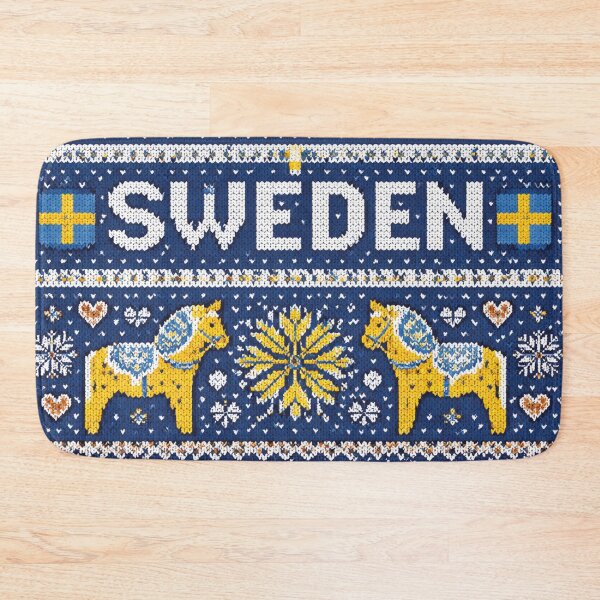 Item preview, Sweden Moose and Dala Horse Knitting Pattern Design designed and sold by Mauswohn.