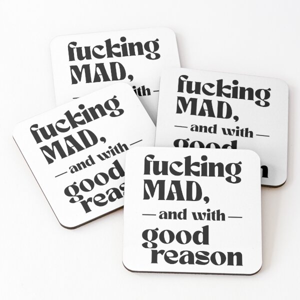 Item preview, Fucking Mad, and With Good Reason – Feminine Rage Statement designed and sold by ObsidianDaz.