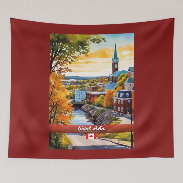 Item preview, Saint John Canada Travel  designed and sold by Thistle-TShop.