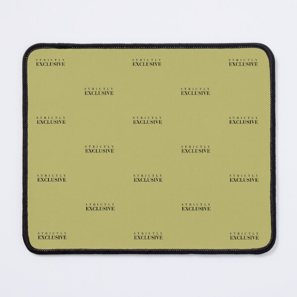 Item preview, Strictly Exclusive™ | Antique Khaki - Signature Collection | Minimalist Typography designed and sold by Rasamore™ Studios | Minimalist Art.