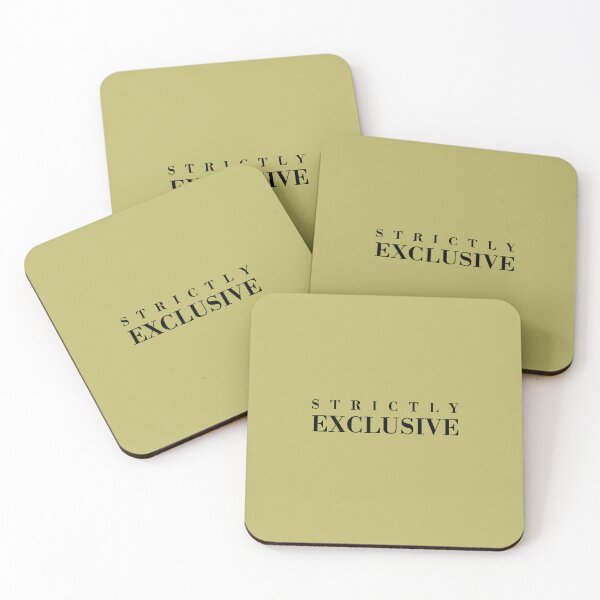 Item preview, Strictly Exclusive™ | Antique Khaki - Signature Collection | Minimalist Typography designed and sold by Rasamore™ Studios | Minimalist Art.