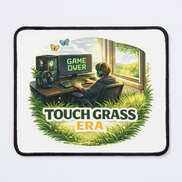 Item preview, Touch Grass Era Funny Game Meme designed and sold by Michalsky99.
