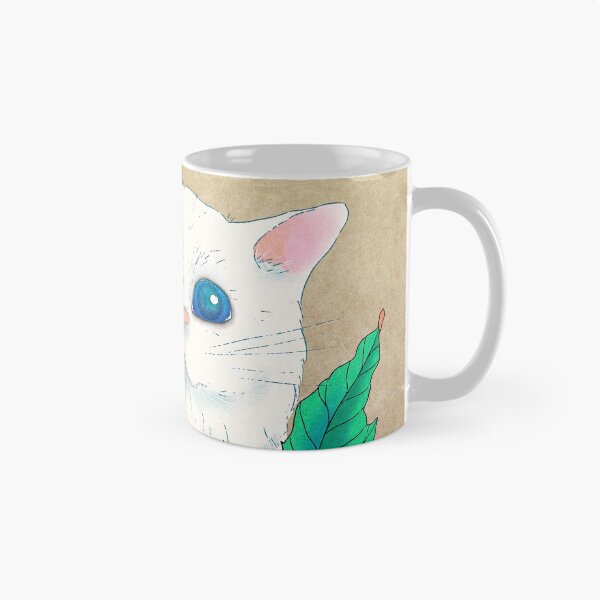 Item preview, Timeless Grace: White Cat and Peonies on Antique Hanji designed and sold by QamarART Paintings.