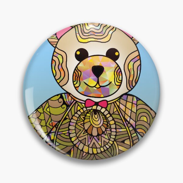 Item preview, Mendala Teddy Bear  designed and sold by Digital Attic 95.